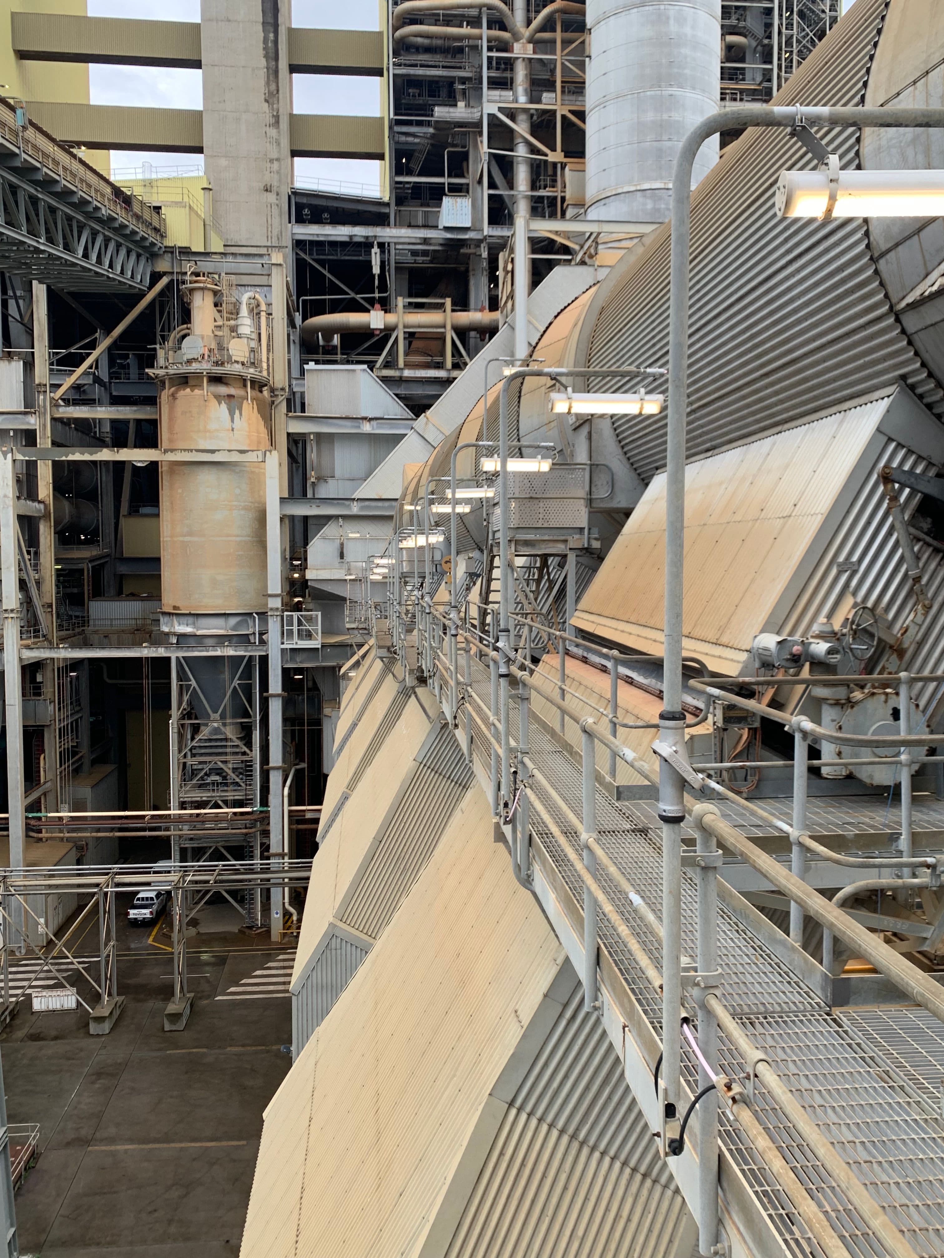 Loy Yang B Power Station Victoria Australia Lighting _ Walkway Platform