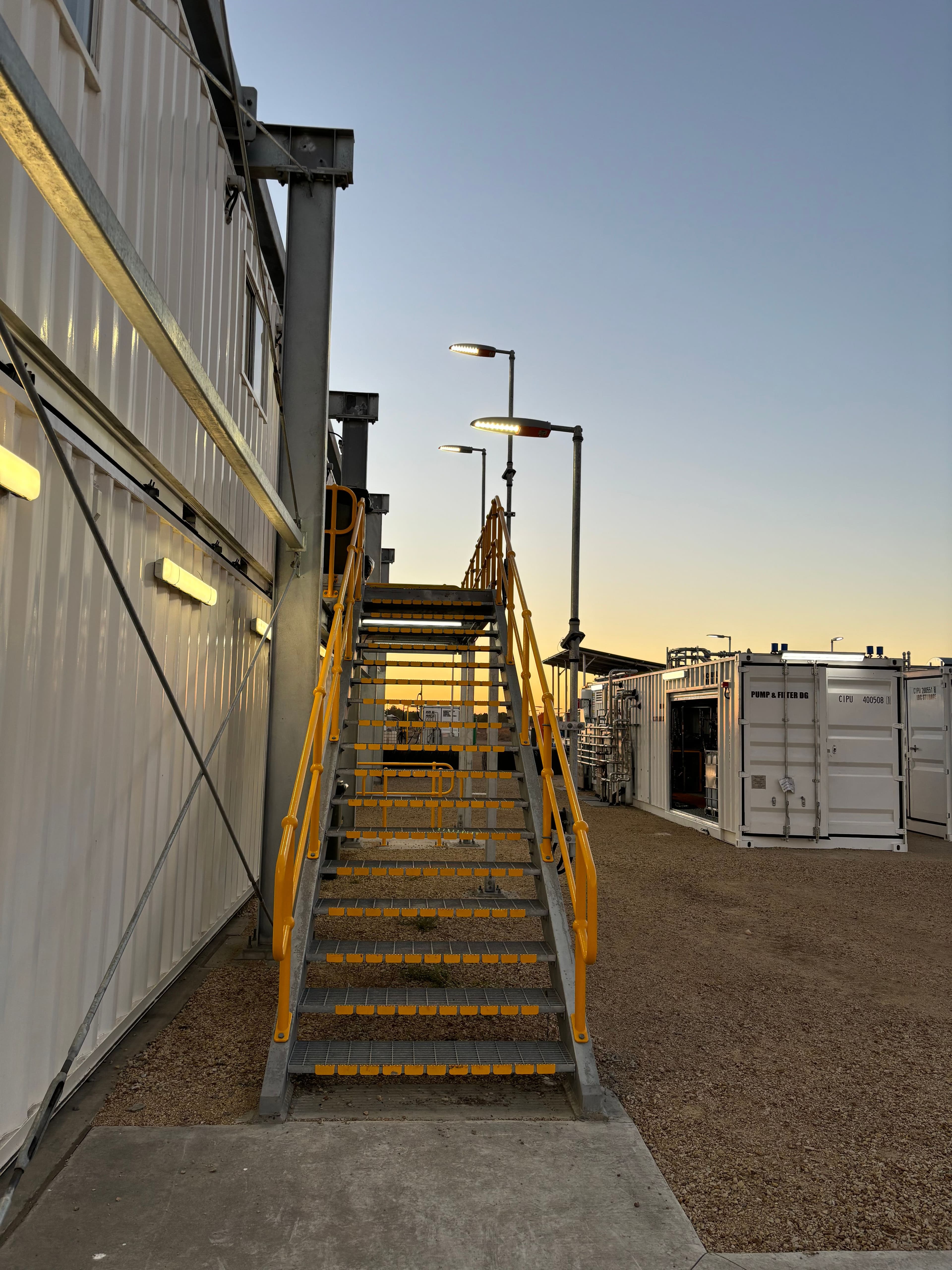 Bravus Carmichael Mine Australia S3 Pole_Mid Shot Access Stairway