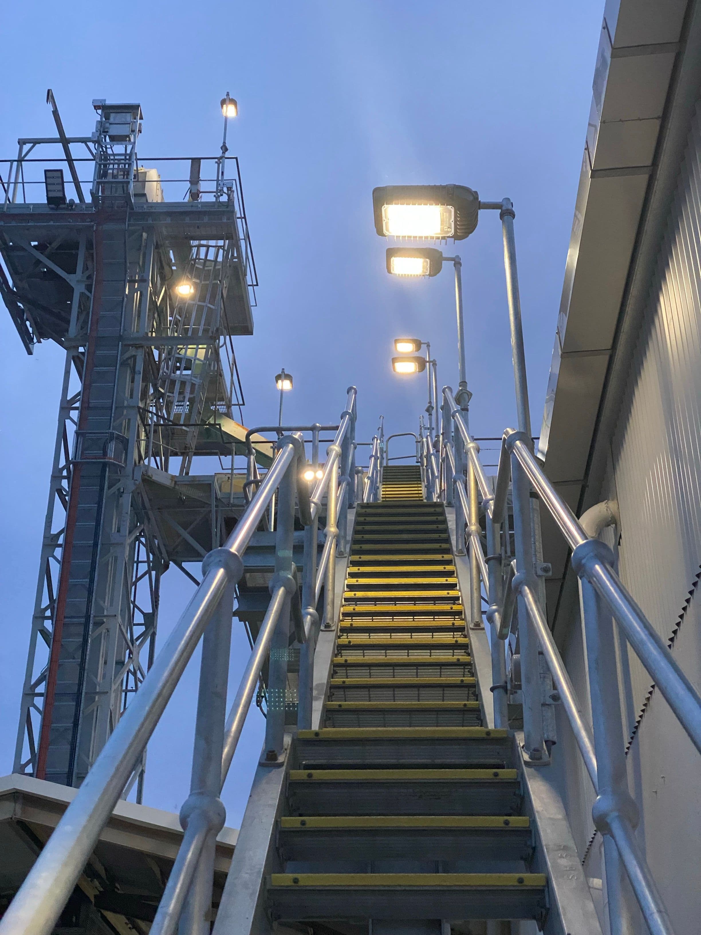 CBH Hyden Elevator Conveyor Tower & Access Stairway